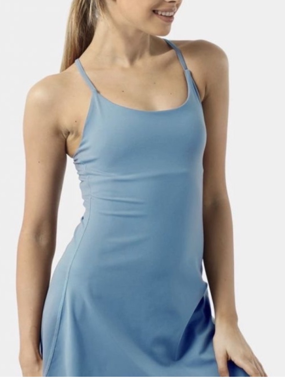 Outdoor Voices The Exercise Dress XS in Tahoe Blue $70